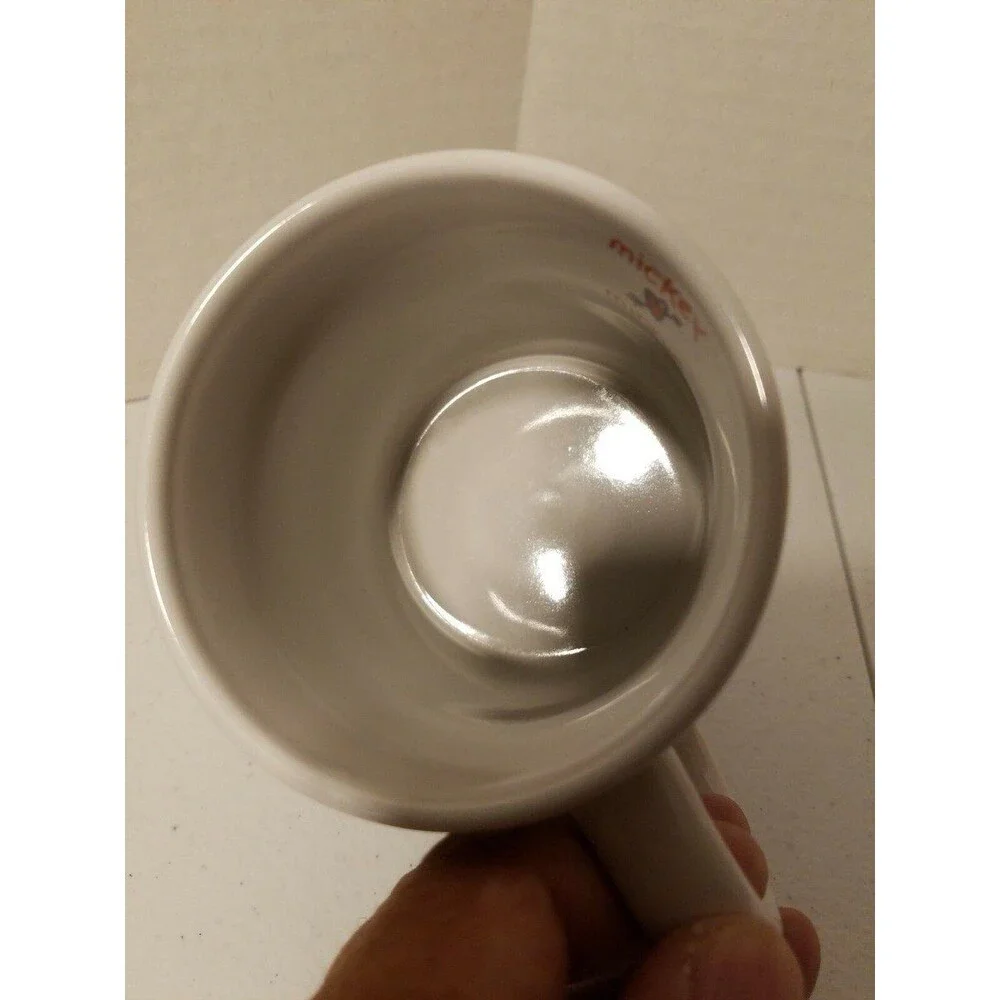 Disney Mickey Mouse Loves Minnie Hearts & Arrows Stick Figures Coffee Mug
